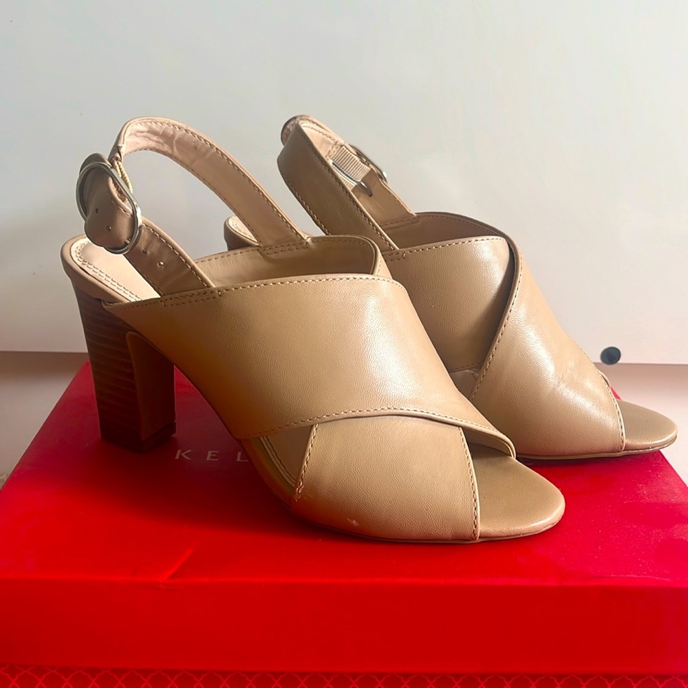 Open toe Kelly and Katie heeled sandal